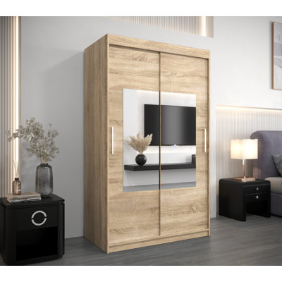 Ballycastle 2 Door Manufactured Wood Wardrobe