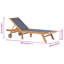 Chaise longue inclinable 82,4 po