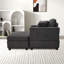 Chaise longue avec repose-pieds de rangement amovible-822829689