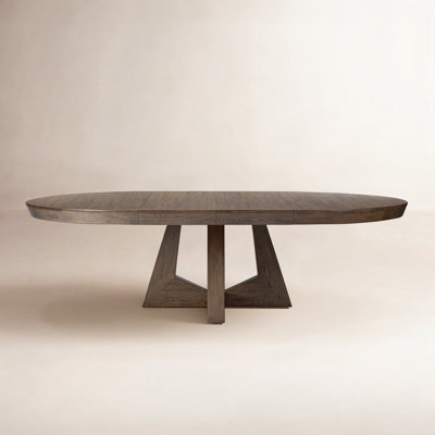 60" Extendable Oak Dining Table