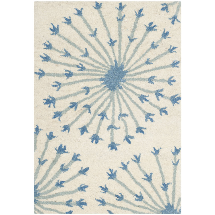 Mccullough Hand Tufted Wool Ikat Rug