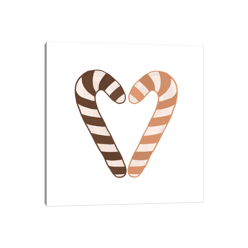 Candy Canes by Orara Studio - Wrapped Canvas Gallery-Wrapped Canvas Giclée, 66.04 cm H x 66.04 cm W x 1.91 cm D