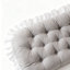 Cotton Grey Rectangular Backrest Back Cushion