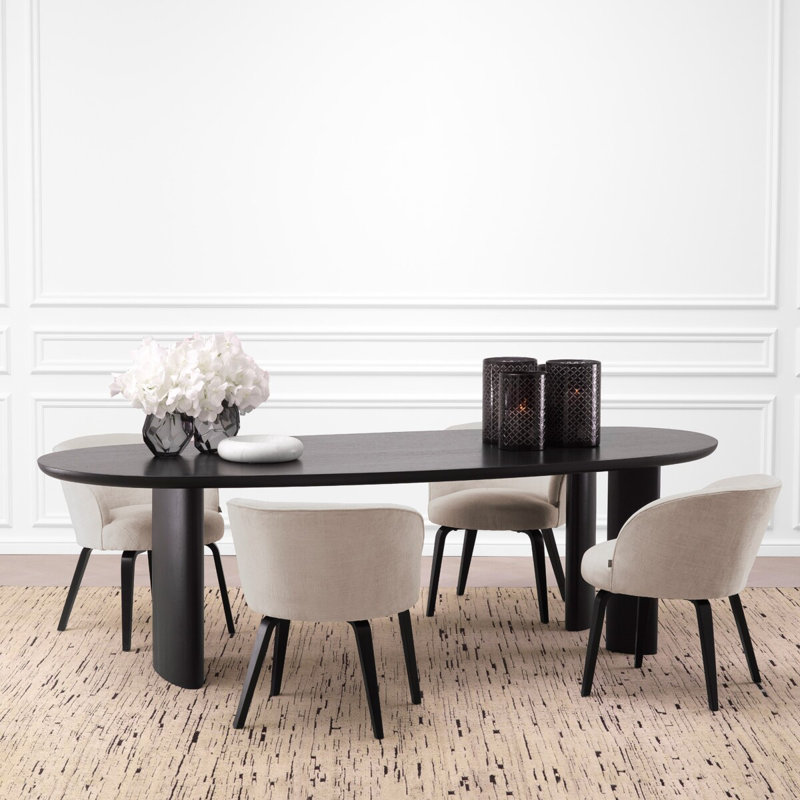 Vichy Upholstered Dining Chair, Sisley Beige