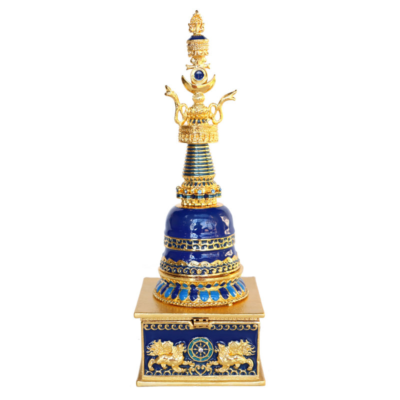 Sculpture coffre au trésor Dharani