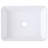 Novatto 16.5'' Glossy White Ceramic Rectangular Bathroom Sink