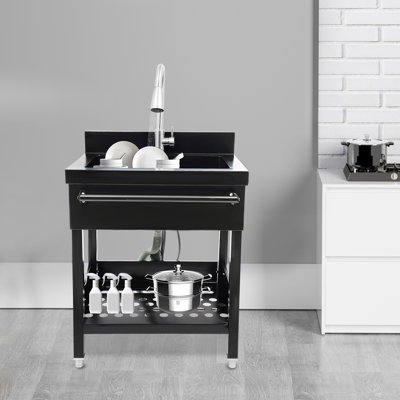 Stainless Steel Kitchen Sink With Faucet