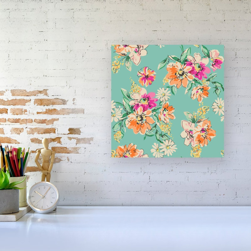 Bright Flower - Wrapped Canvas Print