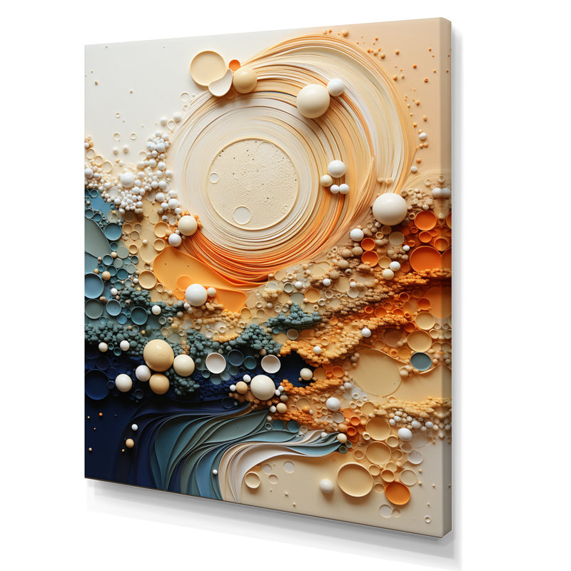 " Serene Sands II ", 32" H x 16" W x 1" D, Wrapped Canvas