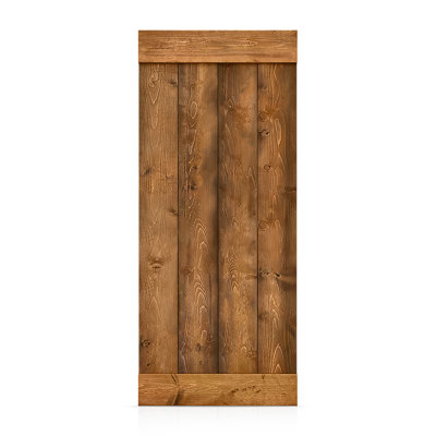 Dalle de porte de salle de bain en bois de pin massif