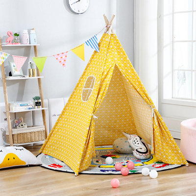 Aaheli Sol 27 Outdoor Indoor Fabric Pop-Up Tent Triangular Play Tent
