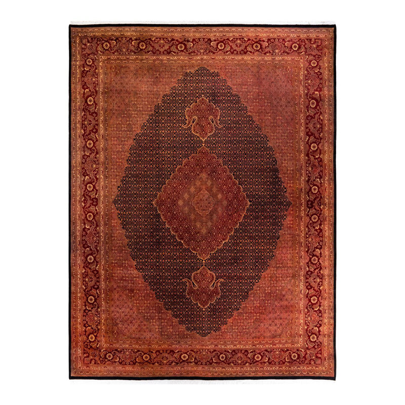 Fine Vibrance One-of-a-Kind 9' 2" X 12' 3" Hand Knotted Area Rug