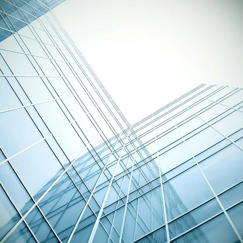 «Glass Building» par Vladitto - Photographie sur toile tendue, H 12 po x l 12 po