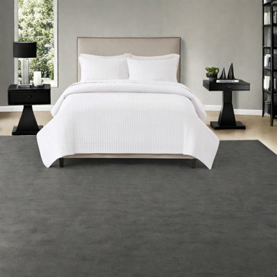 Comfortable White Bedding Set, Polyester, Modern Style For Home
