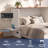 White Farmhouse Murphy Bed with Drawer & Charging Station – Foldable Cabinet Bed for Guest Room, Home Office-202741408