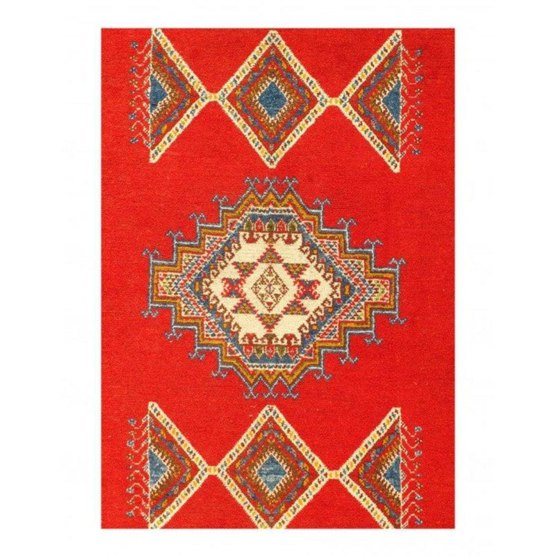 Oriental Area Rug in Red