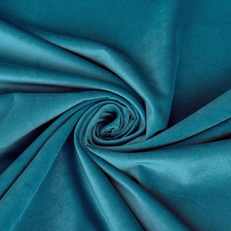 Luxury Matte Velvet Tablecloth, 84" L x 52" W, 40 Celestial Blue
