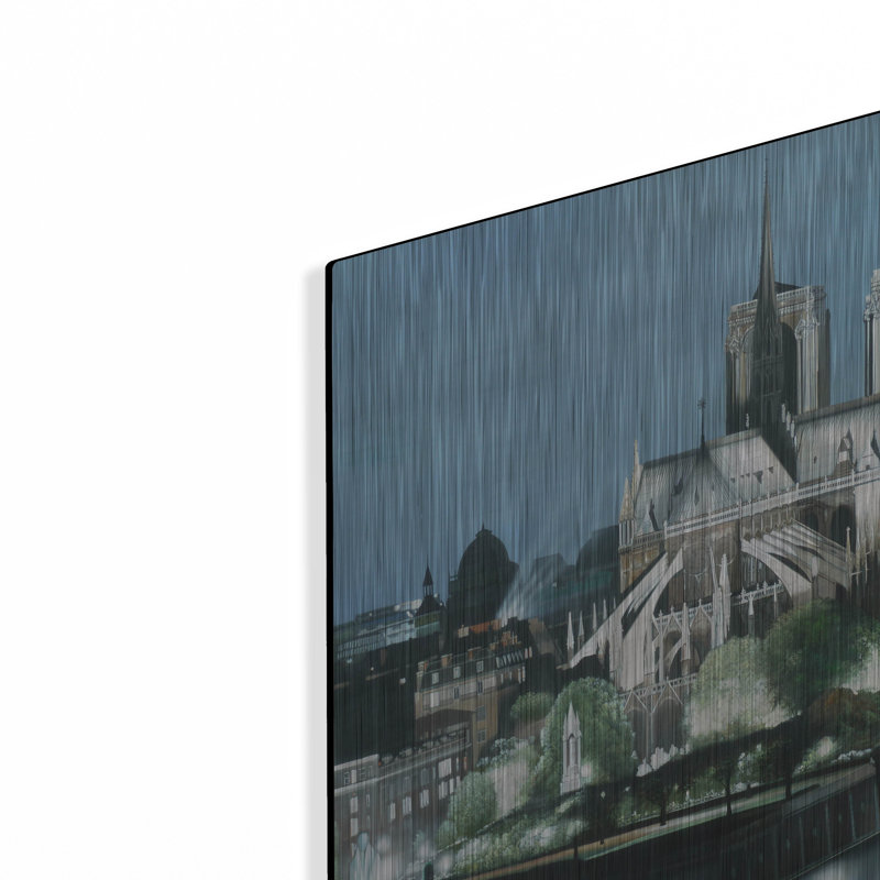 «Notre Dame» par Diane Romanello, H 24 po x l 16 po