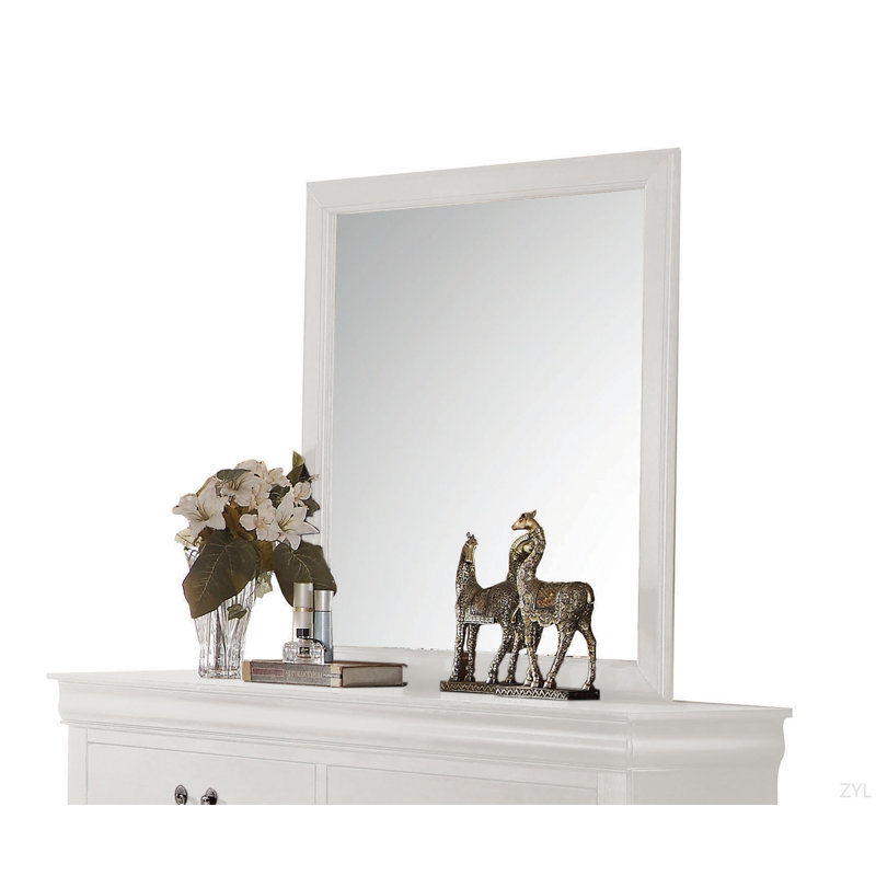 Miroir Louis Philippe, Blanc