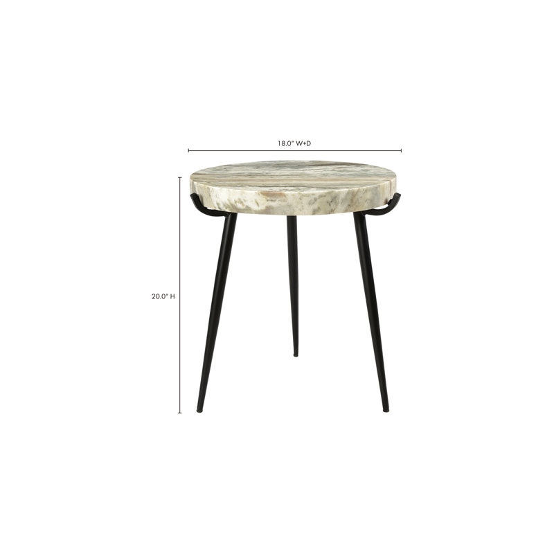 Traci Marble End Table