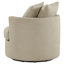Fauteuil d'appoint pivotant rembourré Malwae-957727019