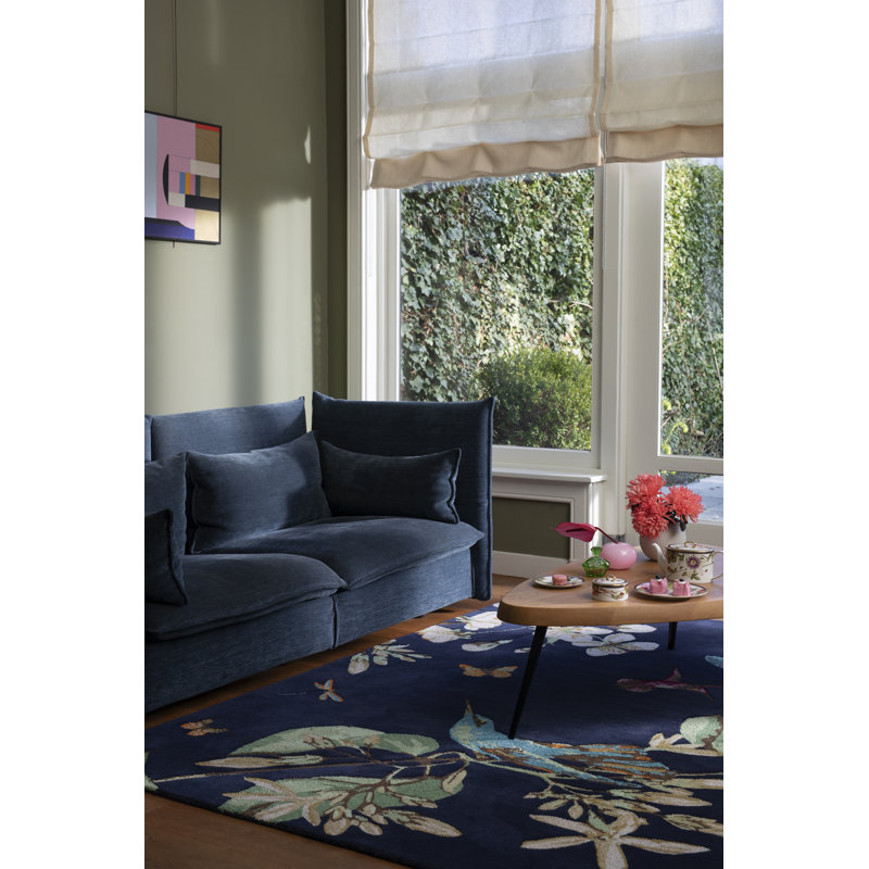 Floral Area Rug, Rectangle 5'7" x 7'10"