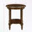 Round End Table with Shelf