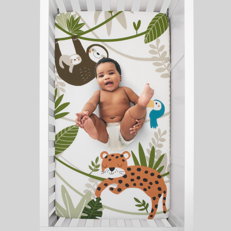 Drap-housse pour lit de bébé
