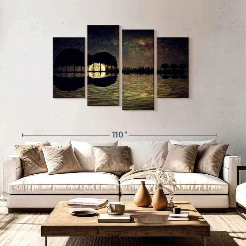 Abarca Guitar Island Moonlight, 48" H x 75" W