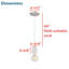 Luminaire sphère suspendu 1 lumières simple Castiel-28658928