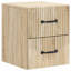 34.5cm W Manufactured Wood Bedside Table-1337334738