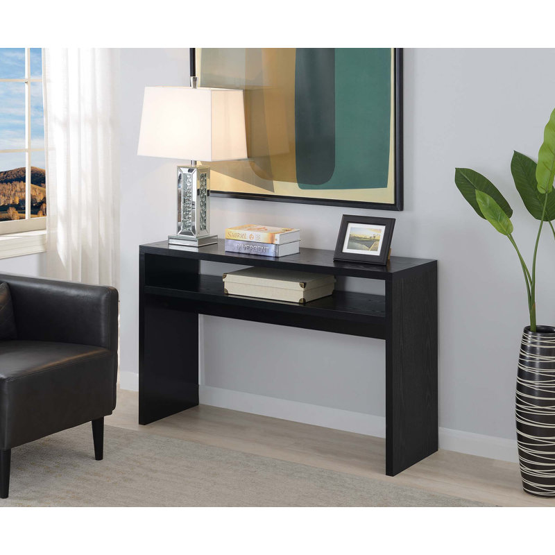Console 48 po avec tablette Haught, Noir