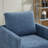 Wide Upholstered Swivel Armchair-62141723
