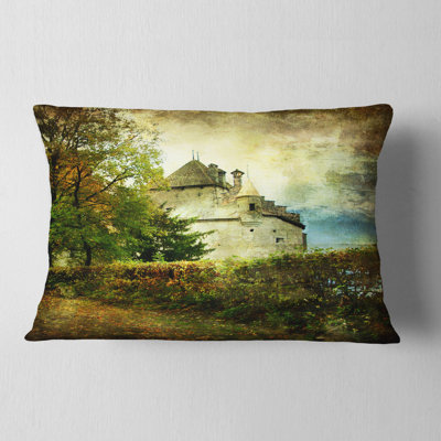 Chillion Castle - Landscape Printed Throw Pillow