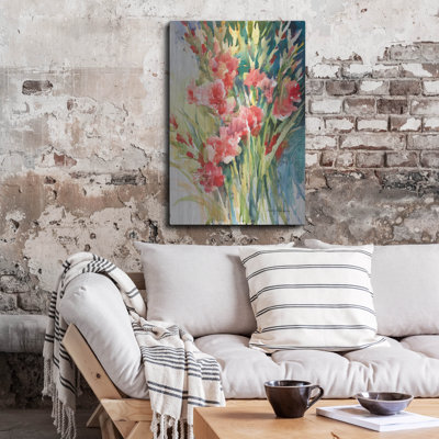 «Gladiola Bunch» par Annelein Beukenkamp, art mural en métal