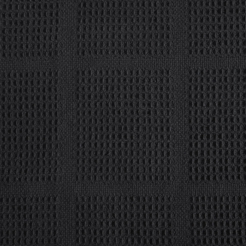 Couverture en coton uni Kenneth Cole, Très grand lit, Noir