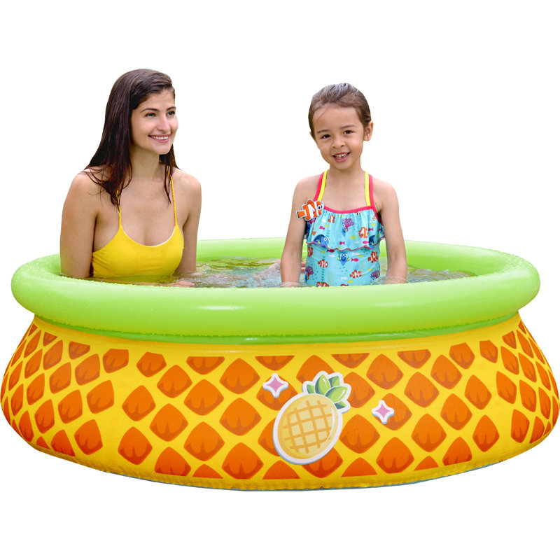 Inflatable Pineapple Kiddie Swimming Pool - 5'