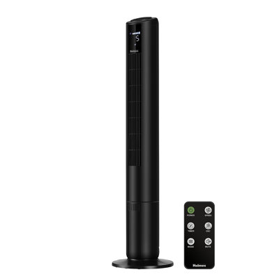 42" Oscillating Digital Tower Fan, 5 Speeds, Remote Control