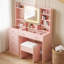 Ensemble de tabouret de coiffeuse Bohuslava-678521414