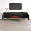 Meuble télé avec foyer 70,9 po Karp-871138106