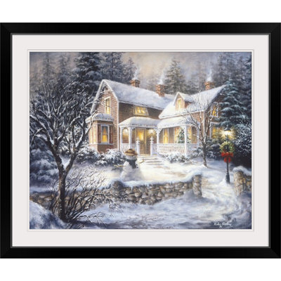 « winter’welcome », reproduction d’art rectangulaire