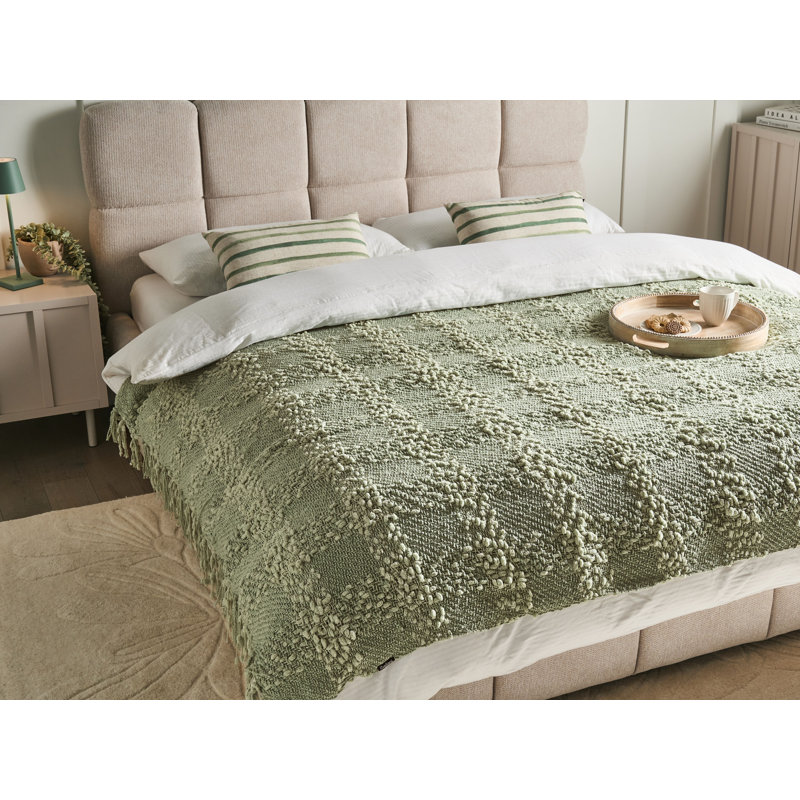 Blanket VELLA Fabric Green, 150cm x 200cm