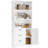 Modern Style 71" H Wooden White Bookshelf And Bookcase With Door And 3 Drawers,3-tier Open Display Shelves-1870004825