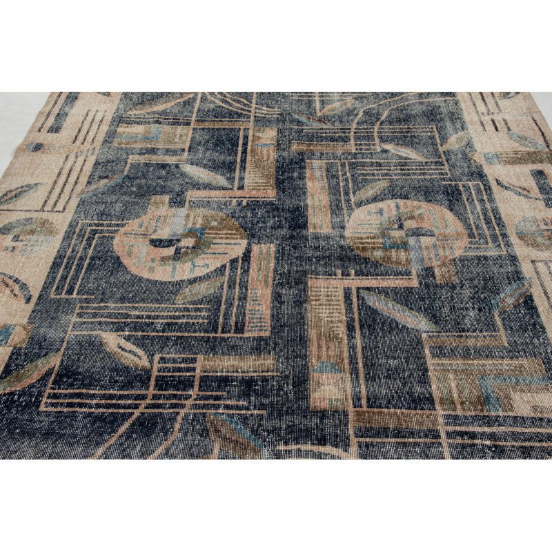 Vintage One-of-a-Kind 6'11X9'11 Hand Knotted Area Rug