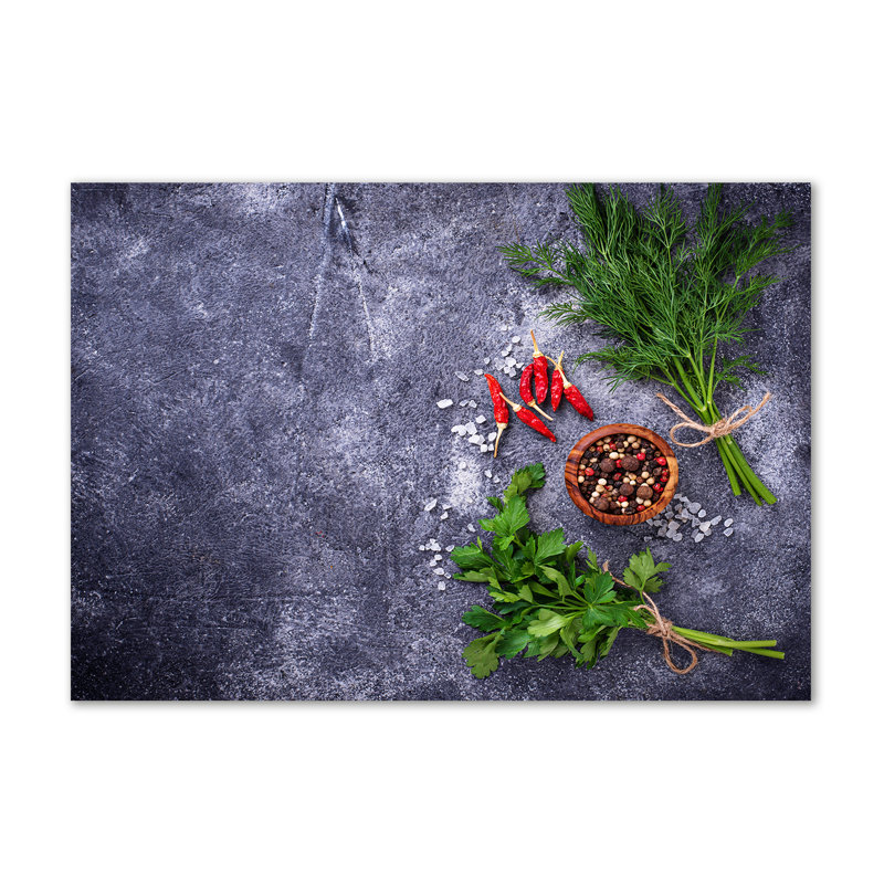 Herbs And Spices - Wrapped Canvas Print