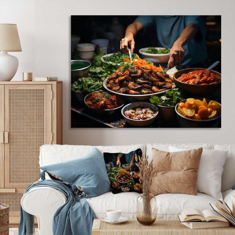 «Vietnamese Street Food I», reproduction sur toile, H 12 po x l 20 po x P 1 po, Toile tendue