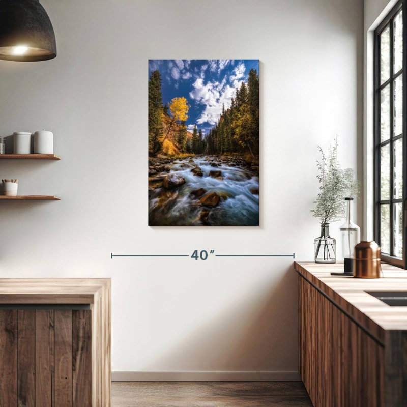 Alvord cascades à Crystal Creek, H 36 po x l 24 po