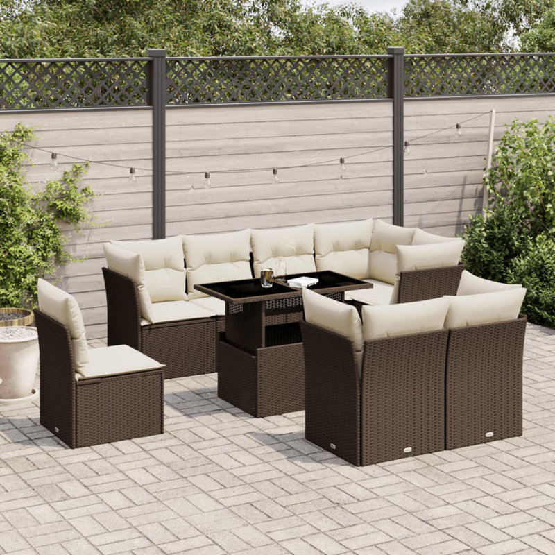 Ensemble de canapé de jardin Vidaxl