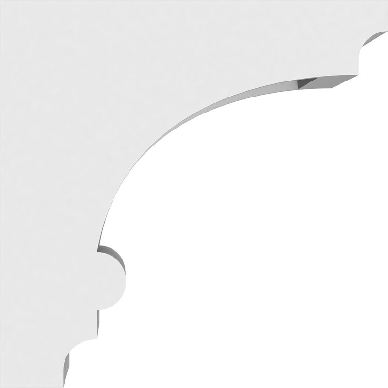 Corbeau en PVC standard de qualité architecturale Diane, H 8 po x l 5 po x P 8 po