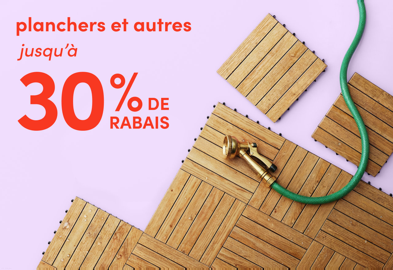 planchers et autres en solde